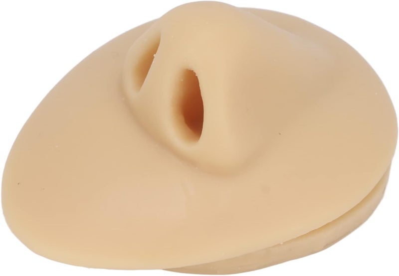 woobles Simulation Nose Model, Soft Silicone Flexible Human Nose Acupuncture Teaching Display Tool for Piercing Practice, Store Window Display and Wearing Demonstration - Image 4